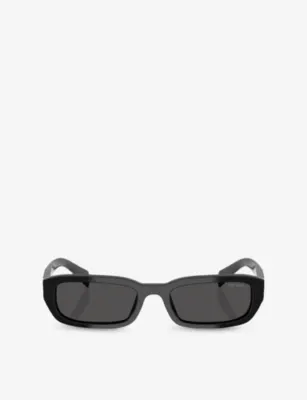 PRADA PR B06S Rectangle-Frame Acetate Sunglasses