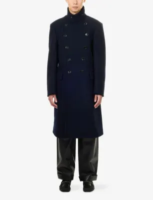TOM FORD Double-Breasted Wool-Felt Military Coat detail 3