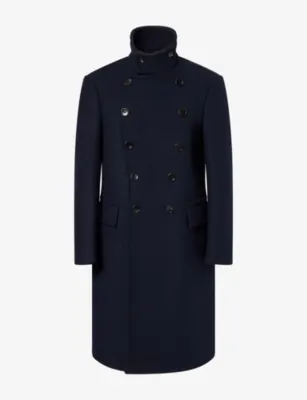 TOM FORD Double-Breasted Wool-Felt Military Coat