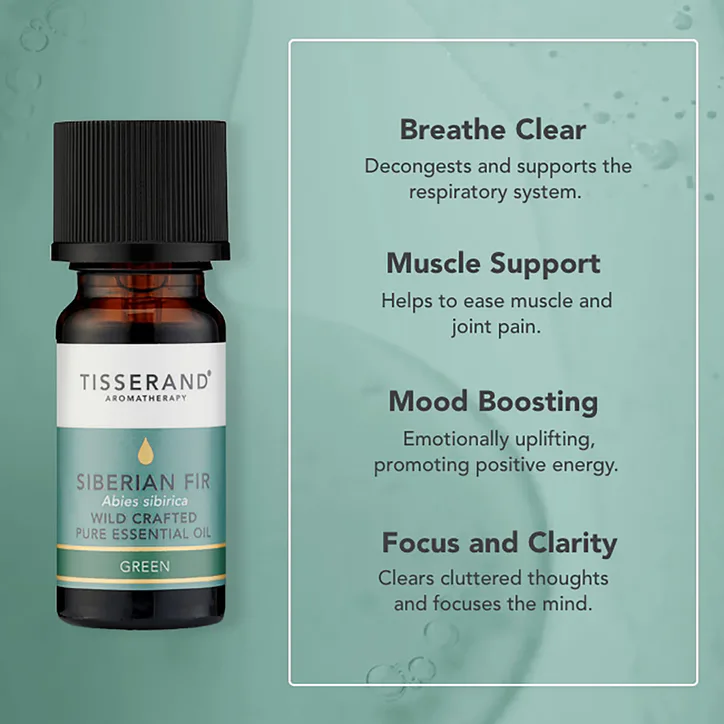 Tisserand Siberian Fir Wild Crafted Pure Essential Oil 9ml, additional product view 3