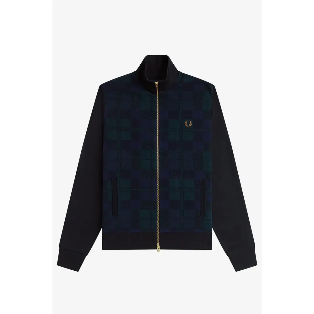Fred Perry Men's Tartan Tracksuit Top