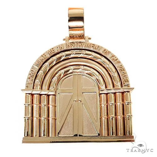 RINA - For Him CUSTOM Custom Made Cathedral Door Pendant 67560 in Rose Gold – Pendant