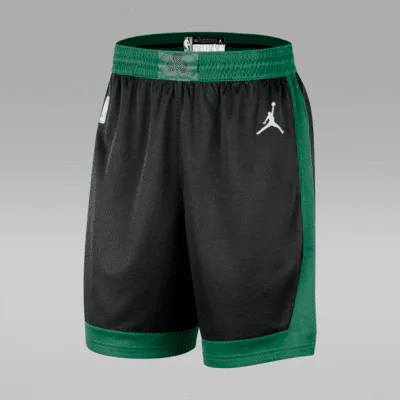 Jordan Boston Celtics Statement Edition Men's Jordan Dri-FIT NBA Swingman Basketball Shorts - Black/White