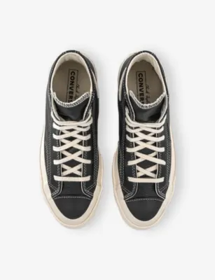 CONVERSE All Star Hi 70 S Perforated Leather Trainers - 6.5 in BLACK BLUE RED PERFORATE, additional product view 2