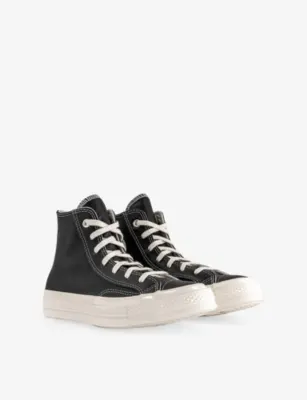 CONVERSE All Star Hi 70 S Perforated Leather Trainers - 6.5 in BLACK BLUE RED PERFORATE, additional product view 3