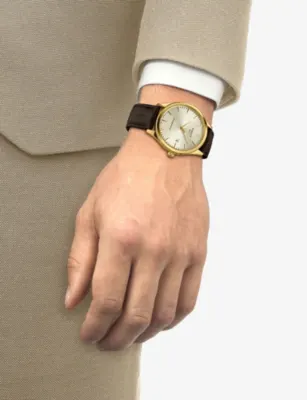 TISSOT Classic Dream Stainless-Steel and Leather Automatic Watch 40mm detail 2