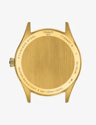 TISSOT Classic Dream Stainless-Steel and Leather Automatic Watch 40mm detail 3