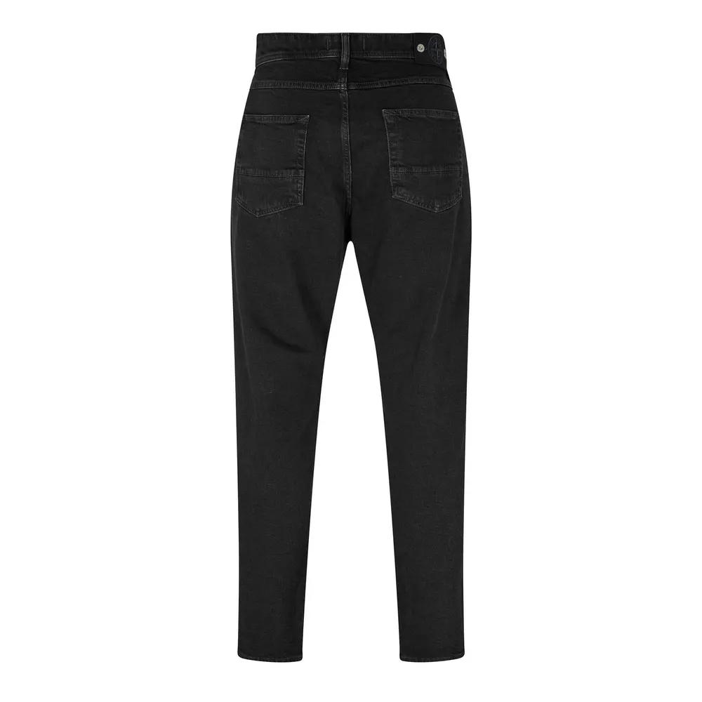 Stone Island Mens Denim Research Slim Jeans in Blk Rinse VJ901, additional product view 2