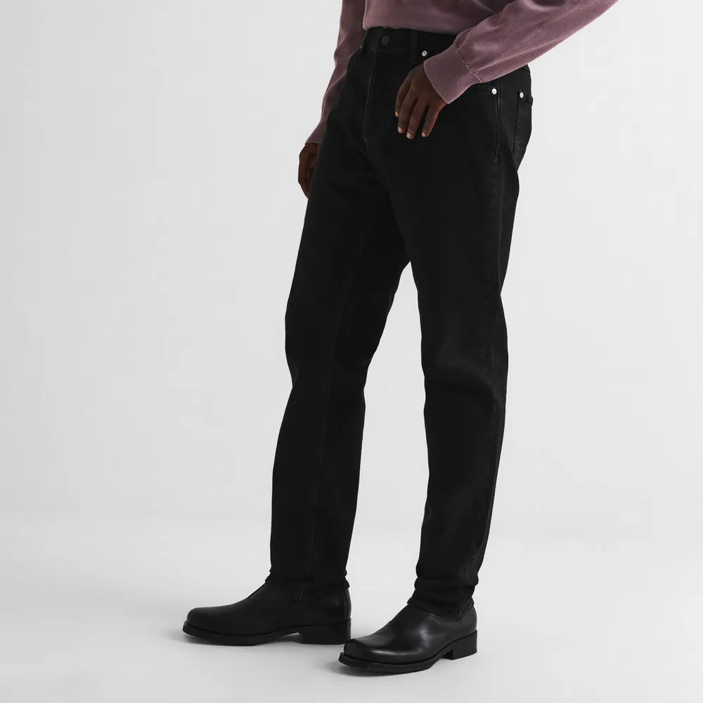 Stone Island Mens Denim Research Slim Jeans in Blk Rinse VJ901, additional product view 3