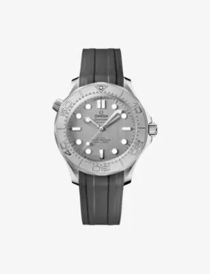 OMEGA Seamaster Diver 300m Stainless-Steel And Rubber Automatic Watch 42mm