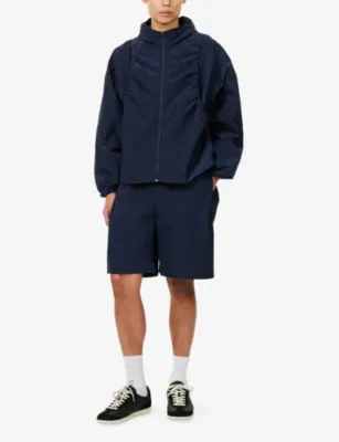 SEVENTH Ofuanto Zip-Pocket Swim Shorts in DARK NAVY, additional product view 2