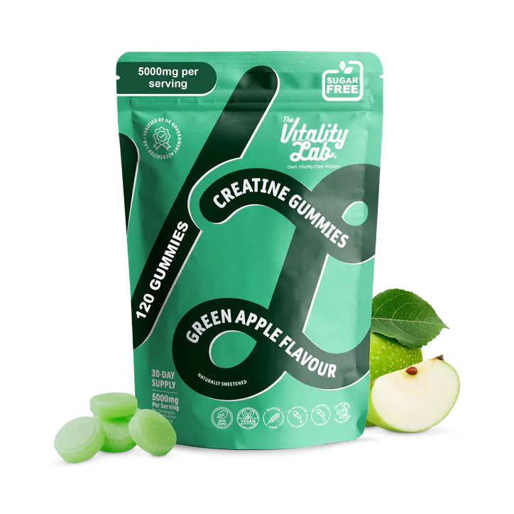 The Vitality Lab Creatine Gummies 5000mg 120 Gummies 1 Month Supply