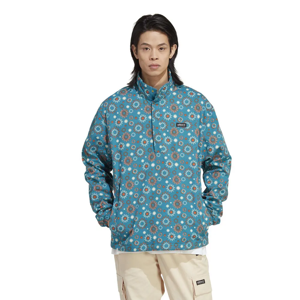 adidas Originals Men's Adidas Originals Lightweight Three-Stripe Windbreaker detail 2