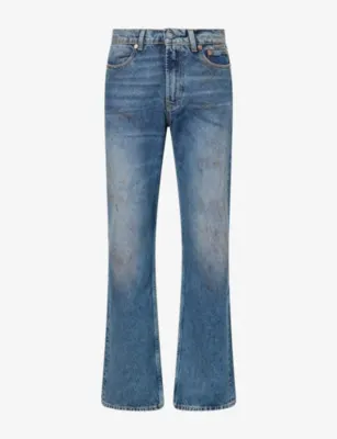 OUR LEGACY Carlson Cut Straight-Leg Denim Jeans