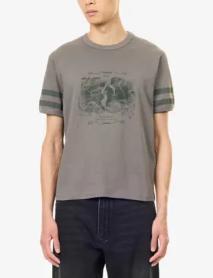 PALMES Mermaid Graphic-Print Cotton T-Shirt detail 3