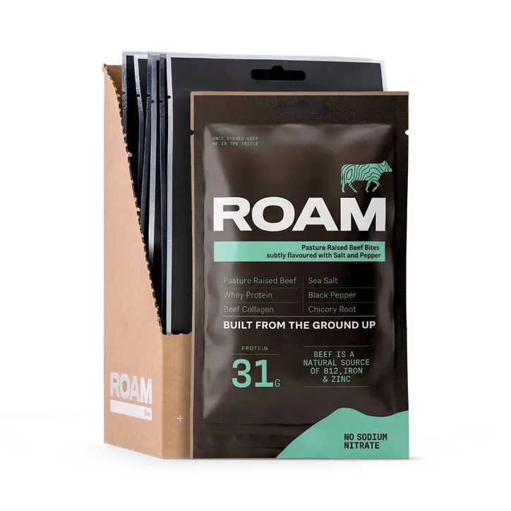 ROAM Salt & Pepper Beef Bites - 6 x 70g Bag