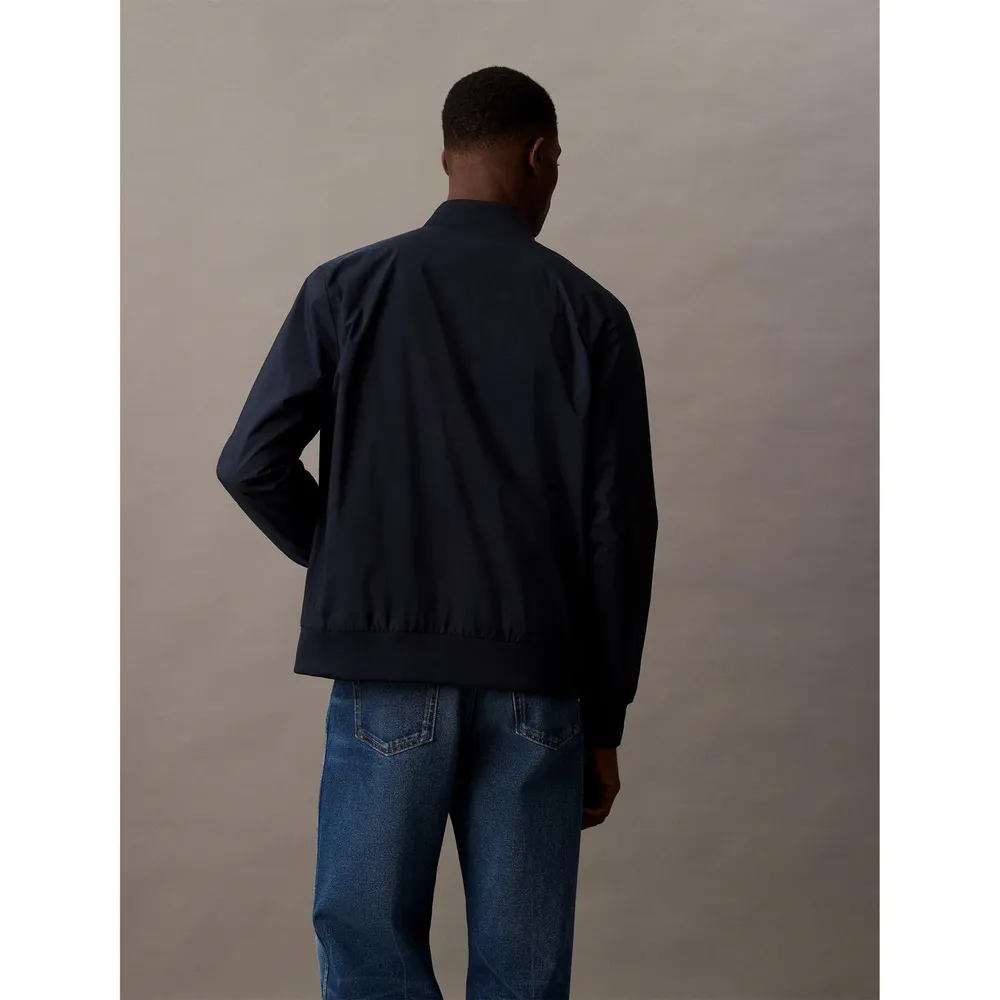 Calvin Klein Men's Matte Long Sleeve Bomber Jacket detail 3