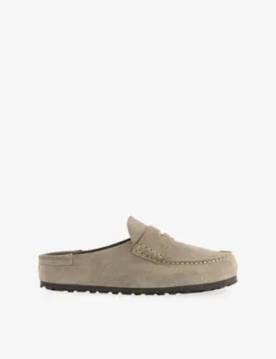 BIRKENSTOCK Naples Wrapped Suede Clogs - EUR 44 / 10 UK MEN in TAUPE – Mens | Casual shoes | Slip on