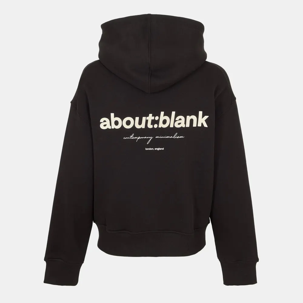 about:blank Men's Box Zip Hoodie detail 2