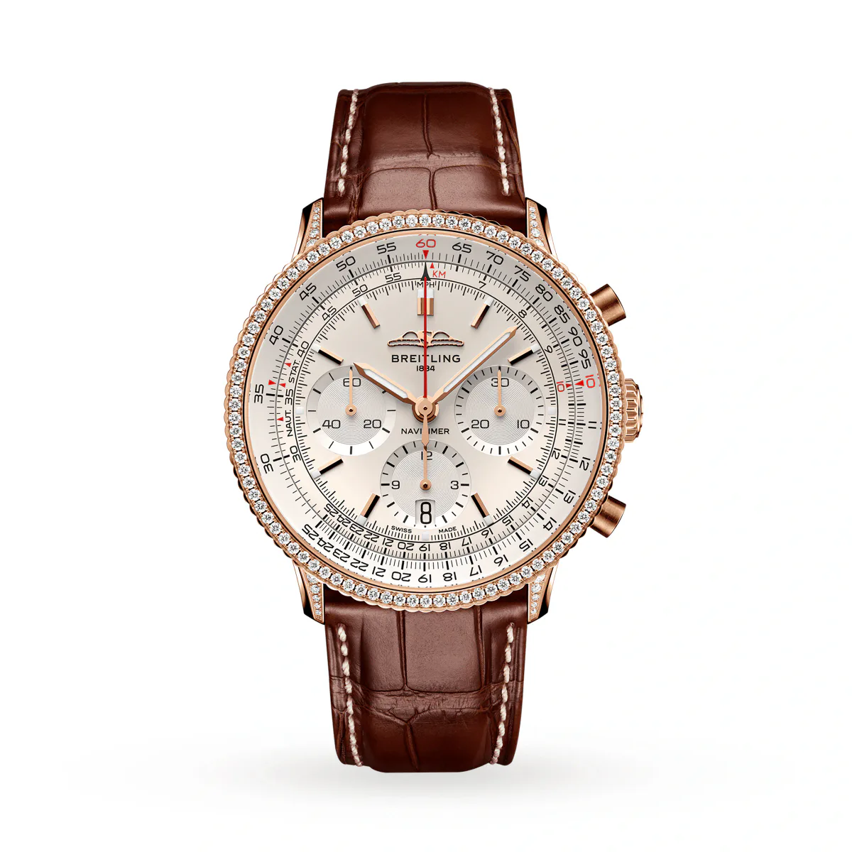Breitling Navitimer Chronograph 41mm Mens Watch Cream Dial