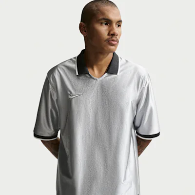 Nike Energy Men's Dri-FIT Short-Sleeve Football Top - Wolf Grey/Midnight Navy/Pink Foam/Court Blue