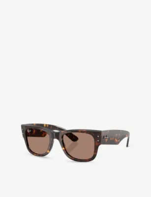 RAY-BAN RB0840S Mega Wayfarer Summer Capsule Square-Frame Propionate Sunglasses detail 2