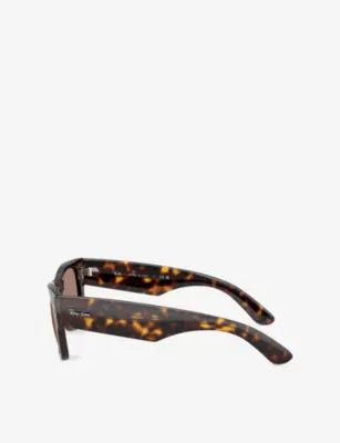 RAY-BAN RB0840S Mega Wayfarer Summer Capsule Square-Frame Propionate Sunglasses detail 3
