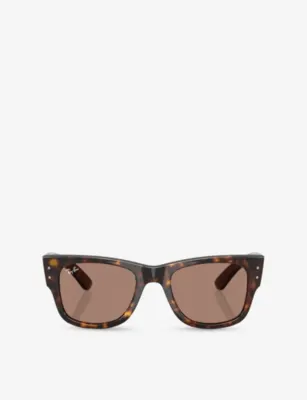 RAY-BAN RB0840S Mega Wayfarer Summer Capsule Square-Frame Propionate Sunglasses