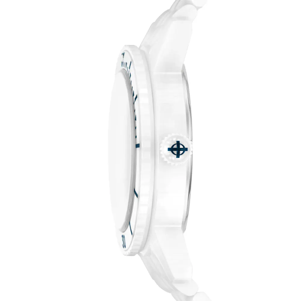 Zodiac Super Sea Wolf Ceramic Compression Diver Automatic Rubber Strap Watch detail 3