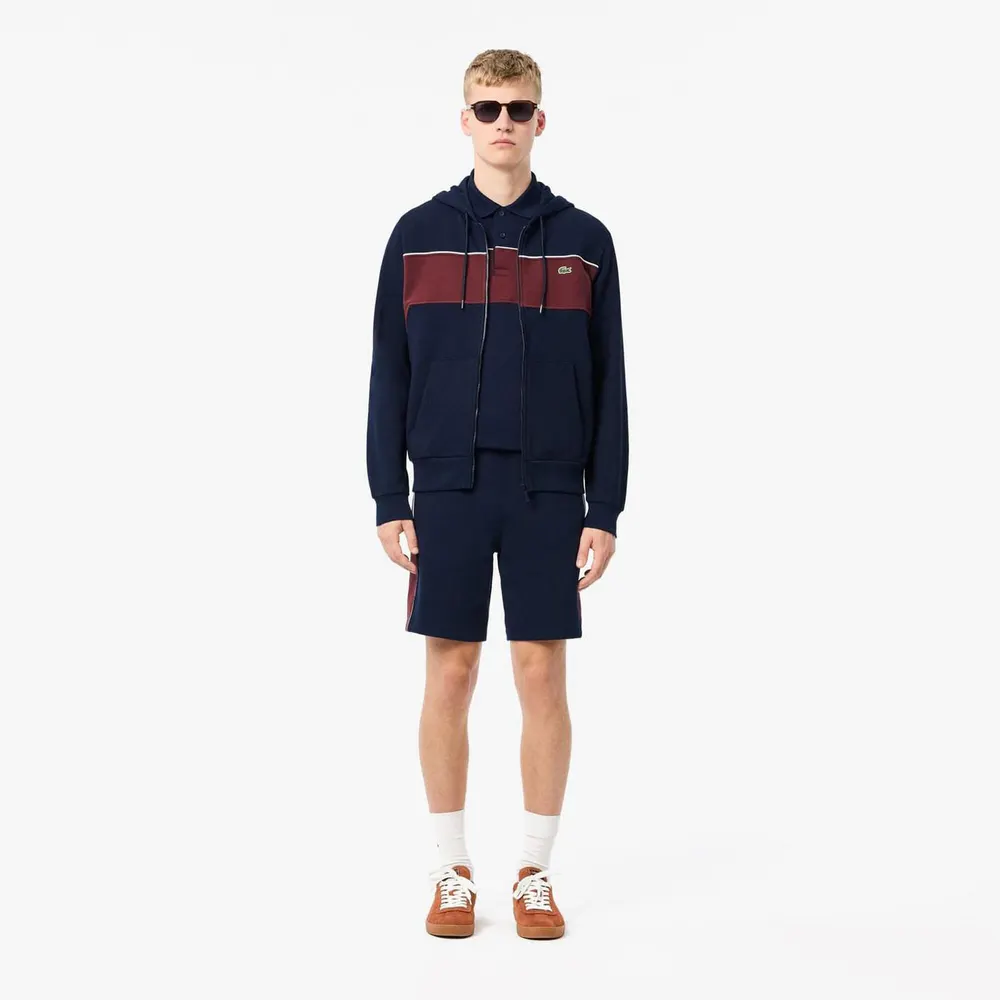 Lacoste Zip-Up Colour-Block Hoodie detail 3