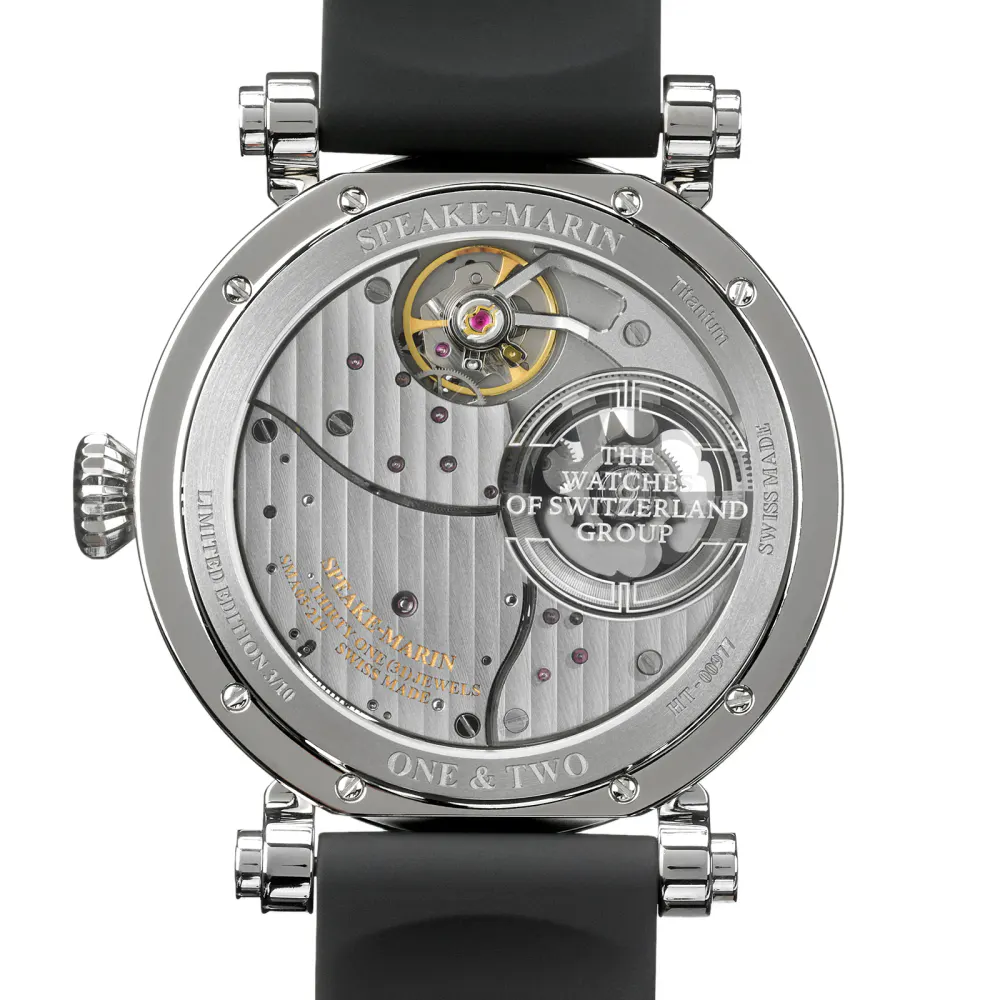 Speake-Marin One & Two Dual Time For Him Group Limited Edition 42mm Pink in Pink, additional product view 2