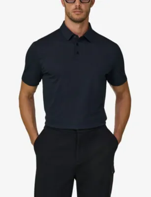 BOGGI MILANO Supima Cotton-Jersey Polo T-Shirt detail 3