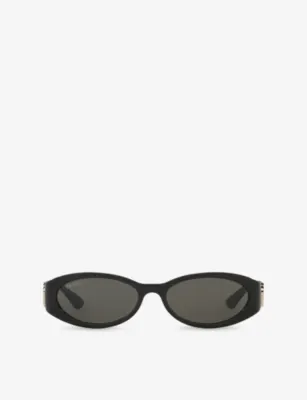 GUCCI GG1660S Oval-Frame Acetate Sunglasses