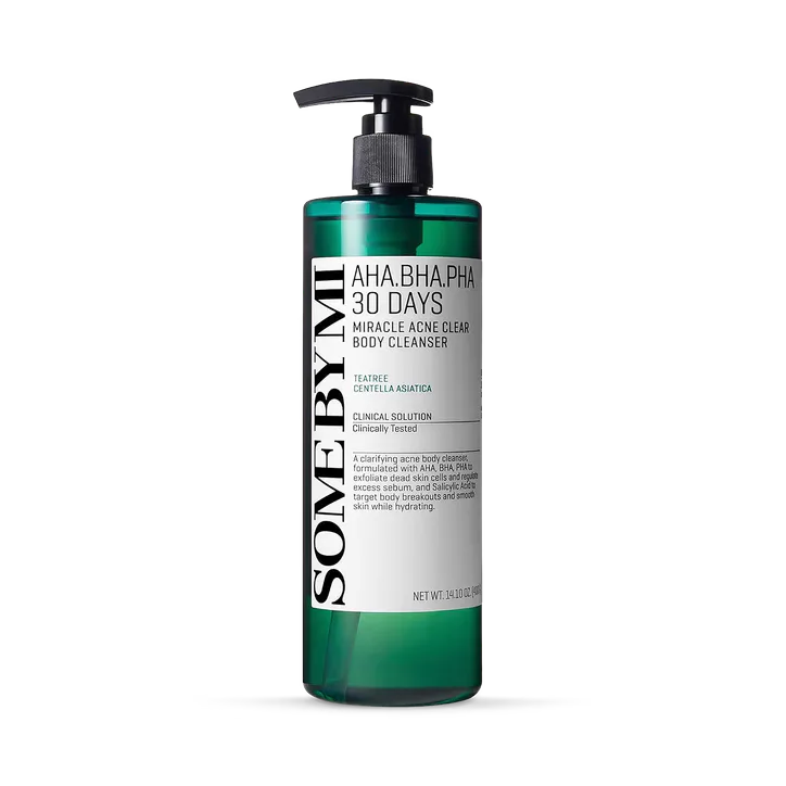 SOME BY MI AHA BHA PHA 30 Days Miracle Acne Clear Body Cleanser 400g