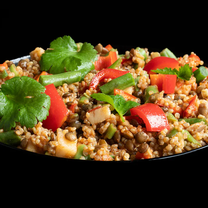 NO BLOAT Quinoa, Lentil & Vegetable Chilli 4 x 50g Pouches, additional product view 3