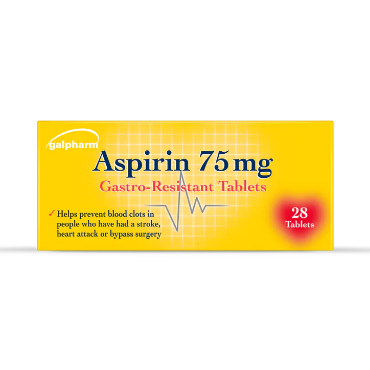 Galpharm Aspirin Tablets 75mg 28 Tablets