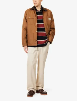 CARHARTT WIP Michigan patch-pocket cotton-canvas jacket detail 2