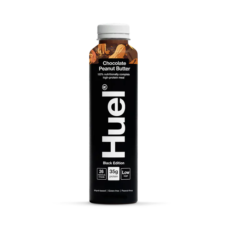 Huel Black Edition 100% Nutritionally Complete Meal Chocolate Peanut Butter 500ml
