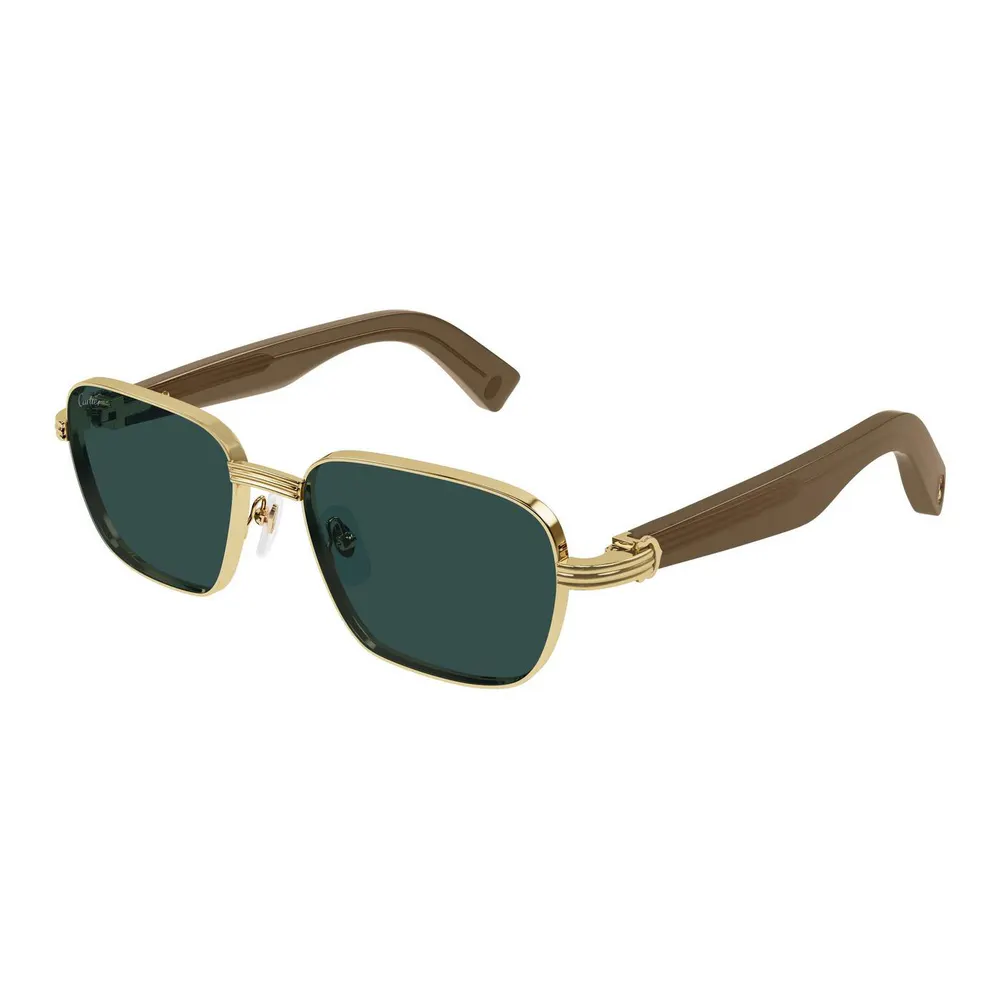 Cartier Cartier Mens Rectangular CT0538S Sunglasses