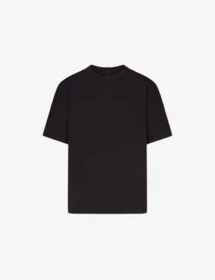 SKIMS Lounge relaxed-fit cotton-blend jersey T-shirt - OBSIDIAN detail 2