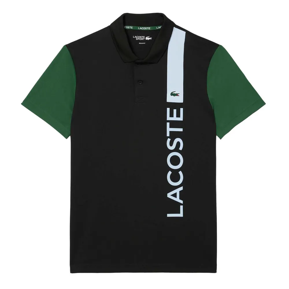 Lacoste Ultra Dry Print Branding Tennis Polo Shirt