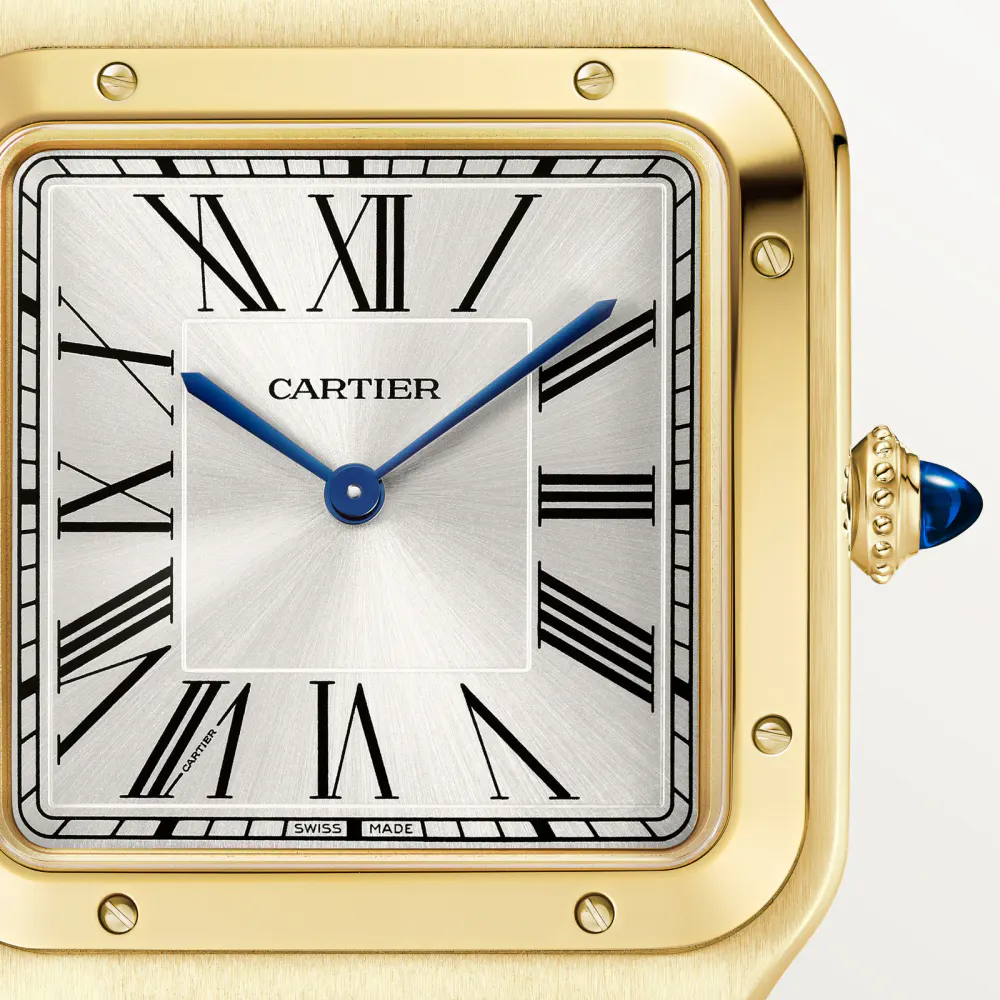 Cartier Santos-Dumont Watch, Extra-Large Model, Manual Winding, Yellow Gold detail 3