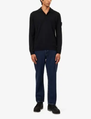 STONE ISLAND Ghost Compass-Badge Wool Jumper detail 2
