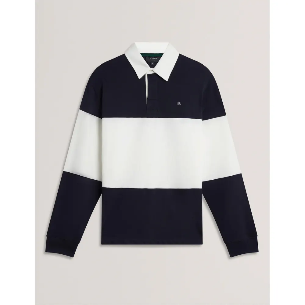 Ted Baker Men's Long Sleeve Rugby Polo Shirt