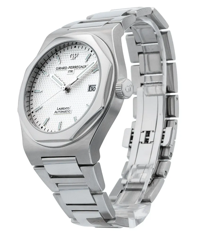 Girard Perregaux Laureato 81000-11-131-11A — 2021 — Excellent in Silver Baton, additional product view 2