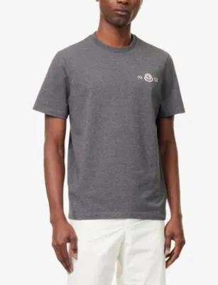MONCLER 1952 Brand-Badge Cotton-Jersey T-Shirt detail 3