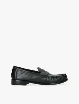 GRENSON Simeon Leather Loafers - EUR 43 / 9 UK MEN in BLACK – Mens | Loafers