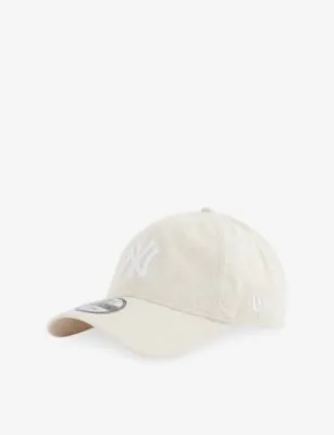NEW ERA 9TWENTY New York Yankees Woven Cap in LIGHT BEIGE – Mens | Hats | Caps