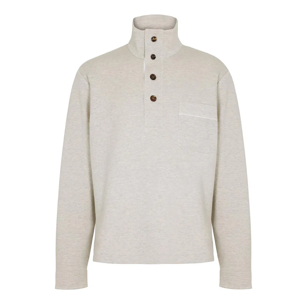 Tom Ford Mens Half Button Pullover