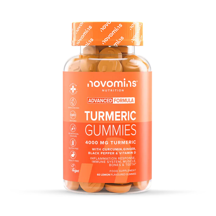 Novomins Turmeric 4000mg Lemon Flavoured 60 Gummies